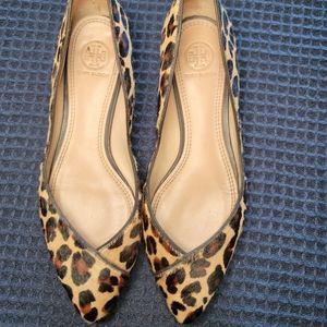 Tory Burch animal print nikki leopard flats
